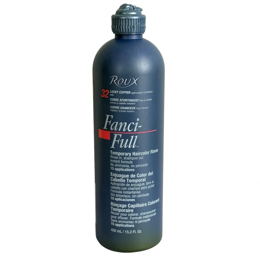 Roux Fanci-Full Temporary Haircolor Rinse #32 Lucky Copper 15.2 fl oz New